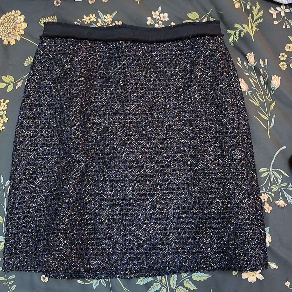 Ann Taylor Bouclé A-Line Skirt